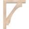 Ekena Millwork Imperial Block Smooth Bracket w/ Offset Brace, Douglas Fir, 5 1/2"W x 28"D x 36"H BKT0604X28X36IMP05SDF - alternate 4